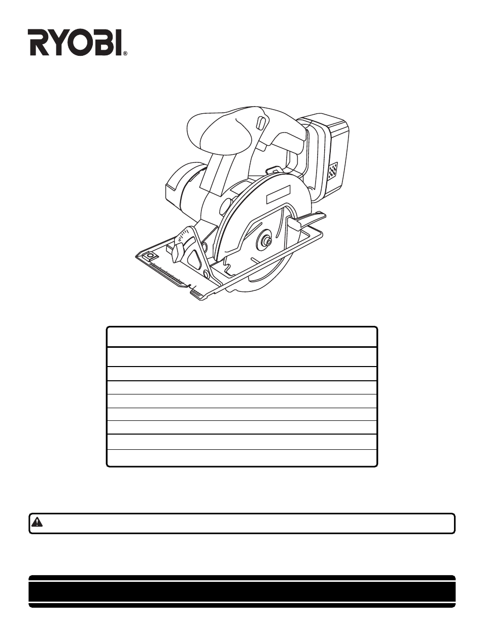 Ryobi RY6200 User Manual | 20 pages