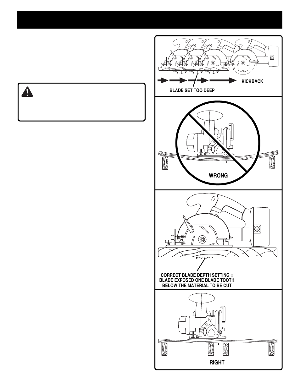 Operation, Danger, Right | Wrong | Ryobi RY6200 User Manual | Page 11 / 20