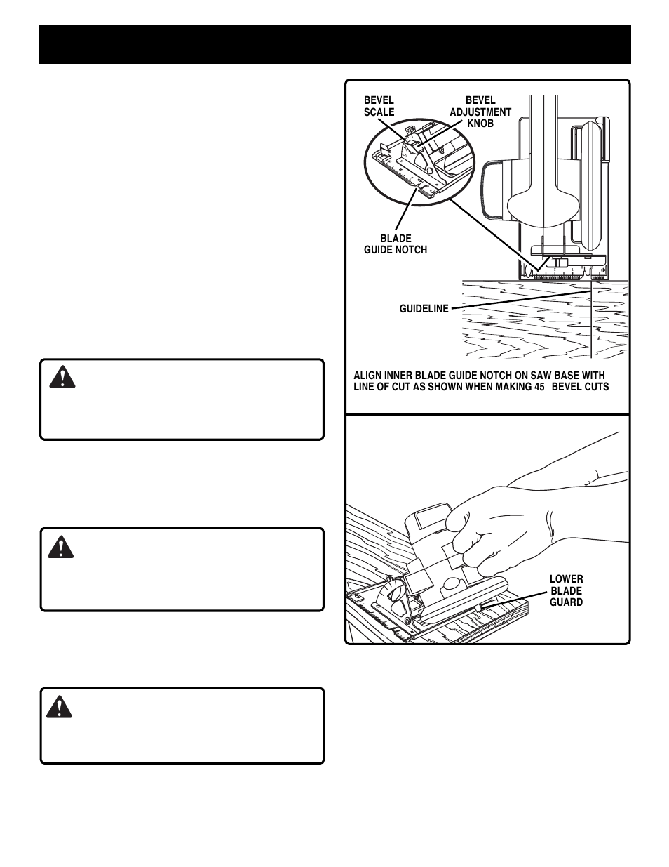 Operation, Warning | Ryobi RY6200 User Manual | Page 15 / 20