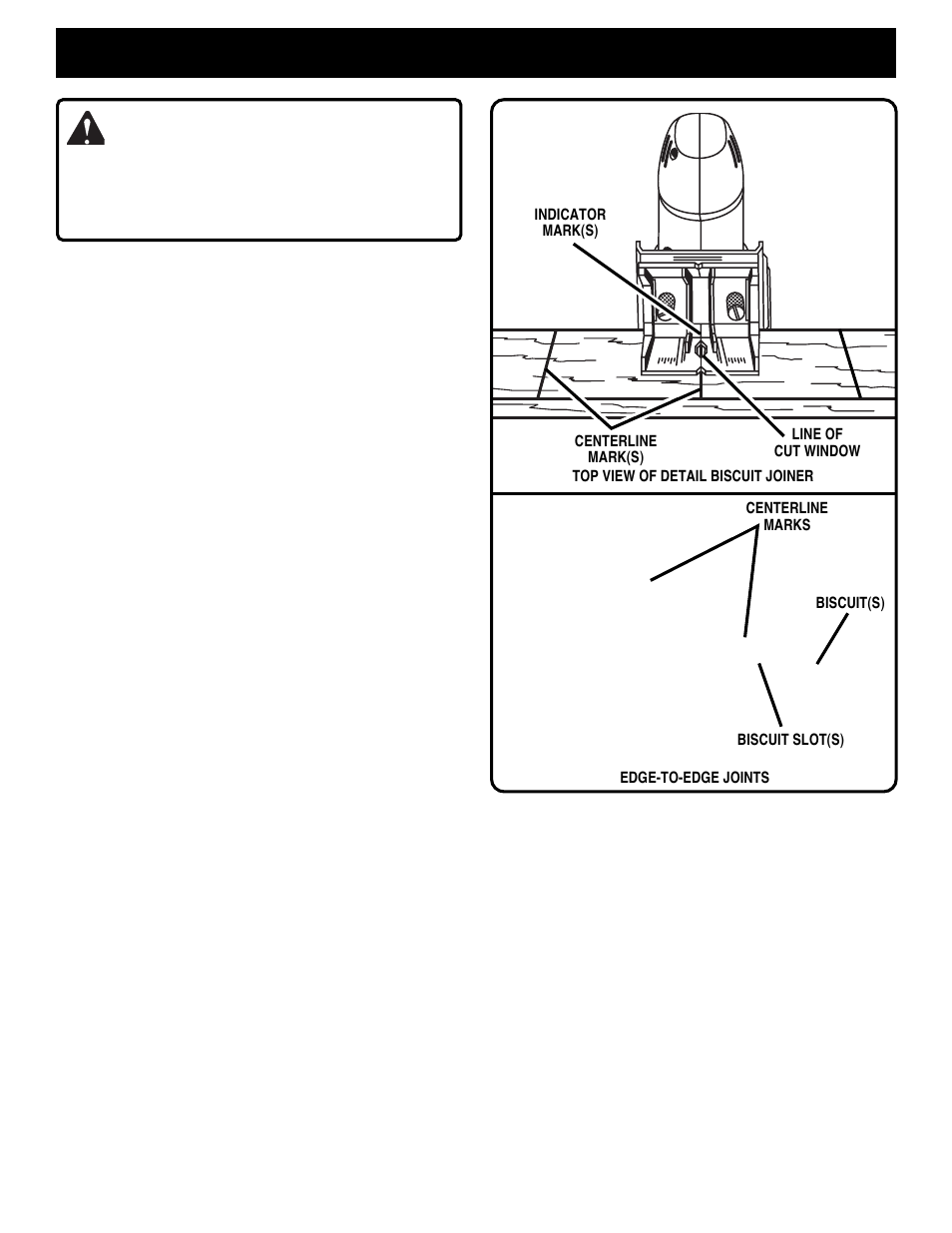 Operation, Warning | Ryobi DBJ50 User Manual | Page 11 / 22