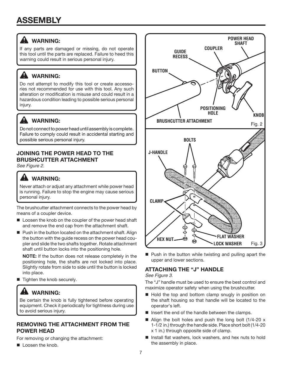 Assembly | Ryobi Expand-it UT15702B User Manual | Page 7 / 14