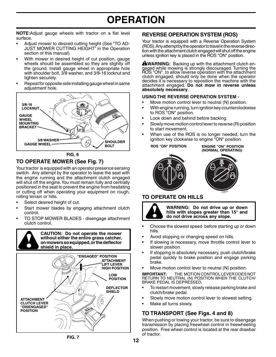 Operation | Ryobi 197788 User Manual | Page 12 / 30