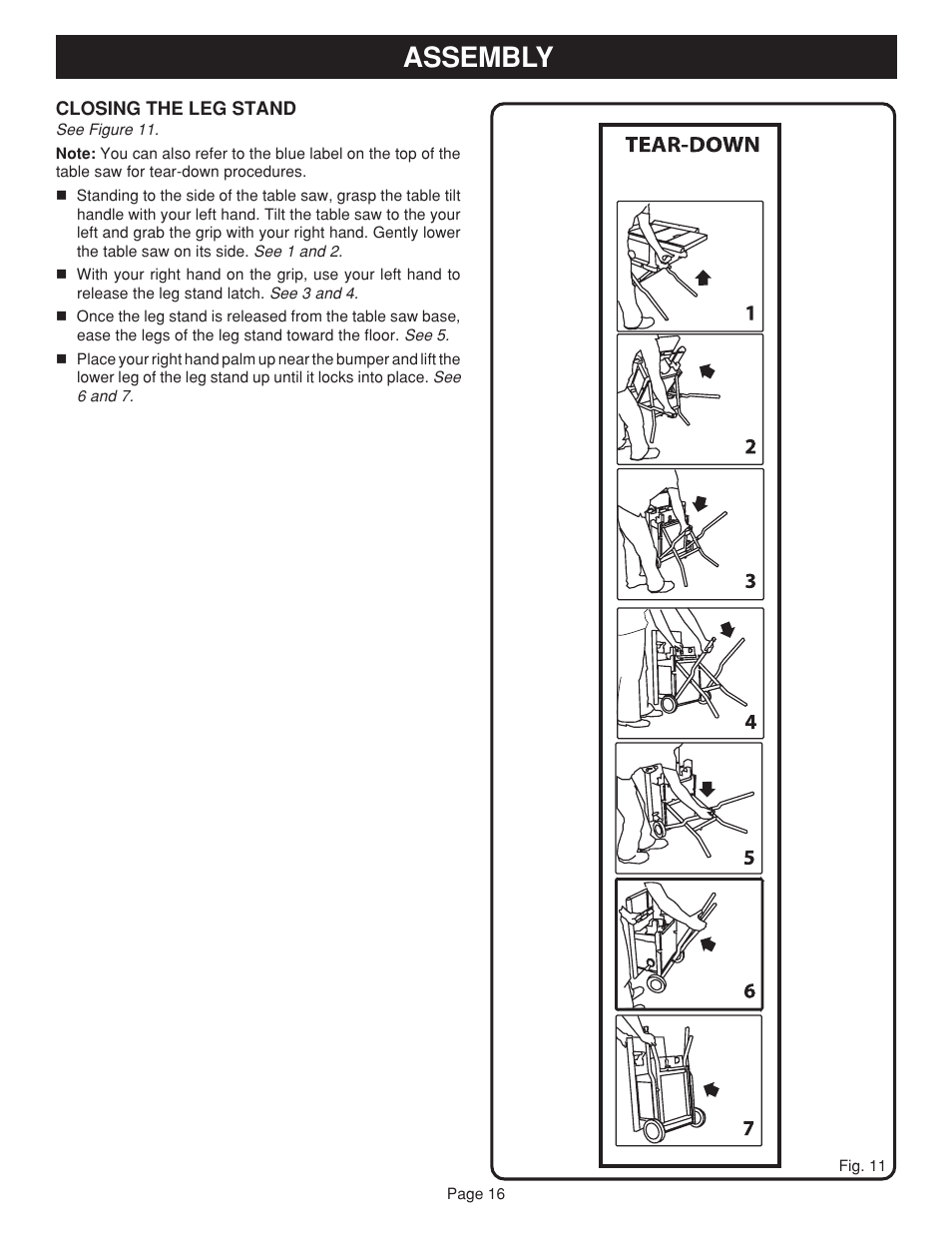 Assembly | Ryobi BTS20 User Manual | Page 16 / 34