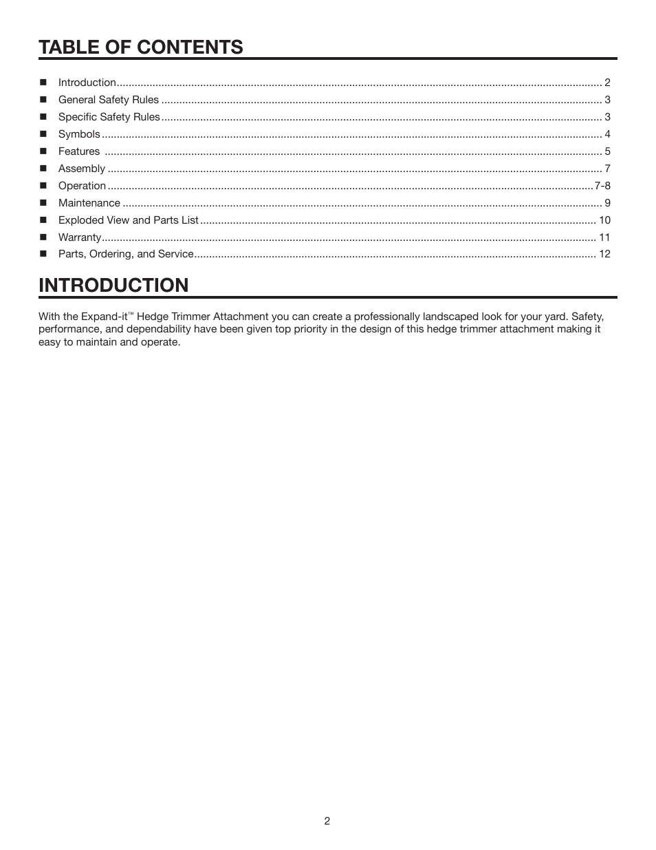 Ryobi Expand-it UT15703A User Manual | Page 2 / 12