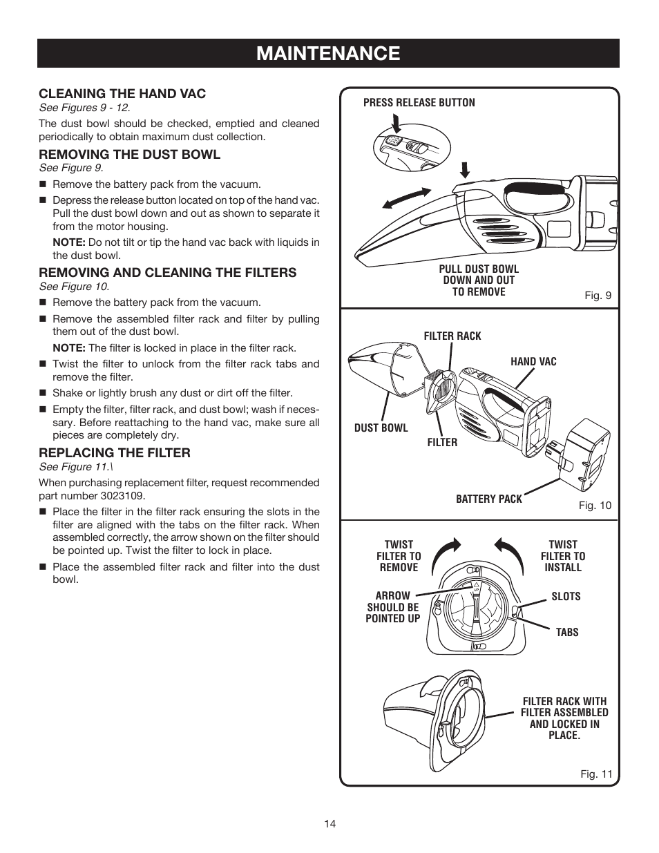 Maintenance | Ryobi P710 User Manual | Page 14 / 16