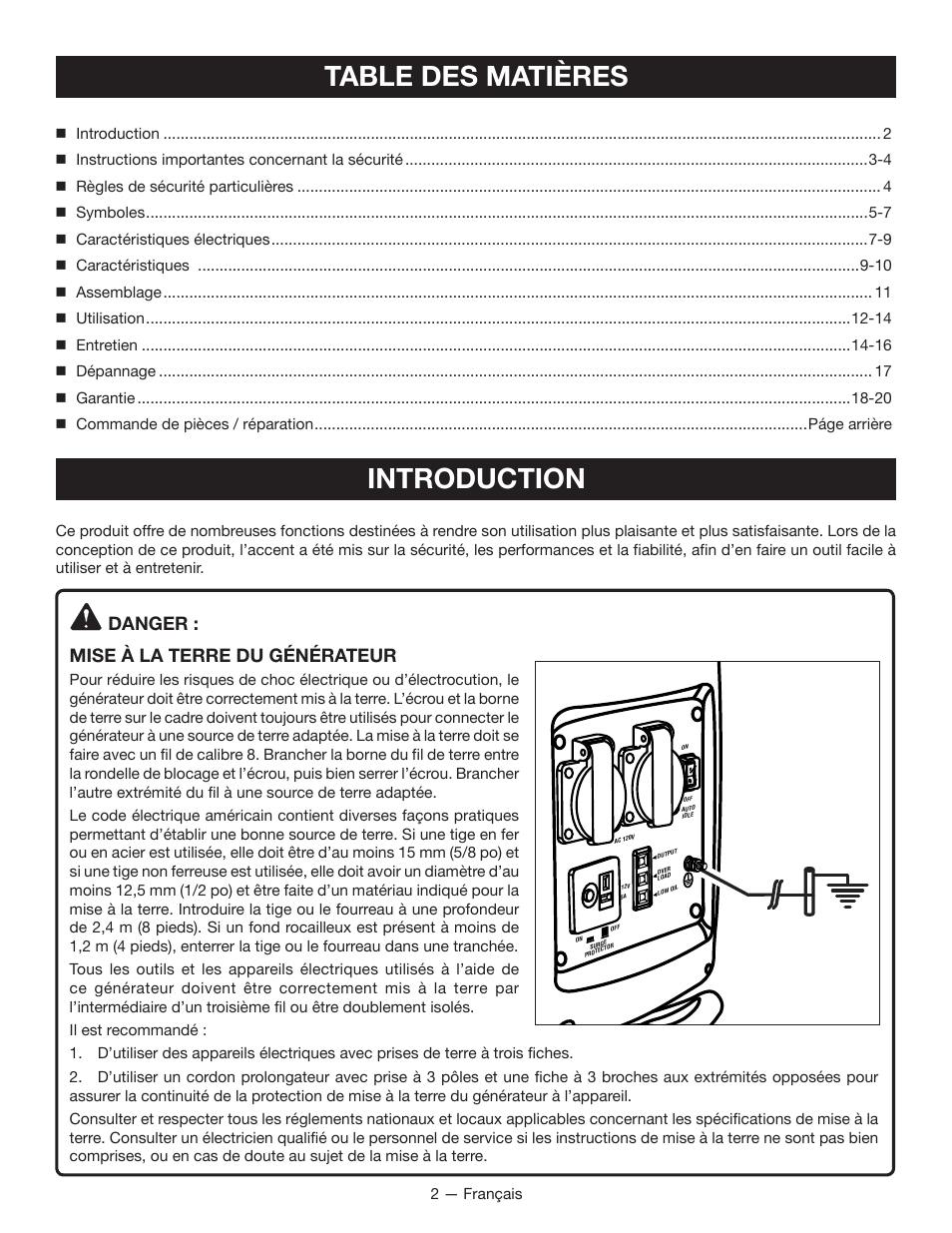 Ryobi RYI2000T User Manual | Page 25 / 64