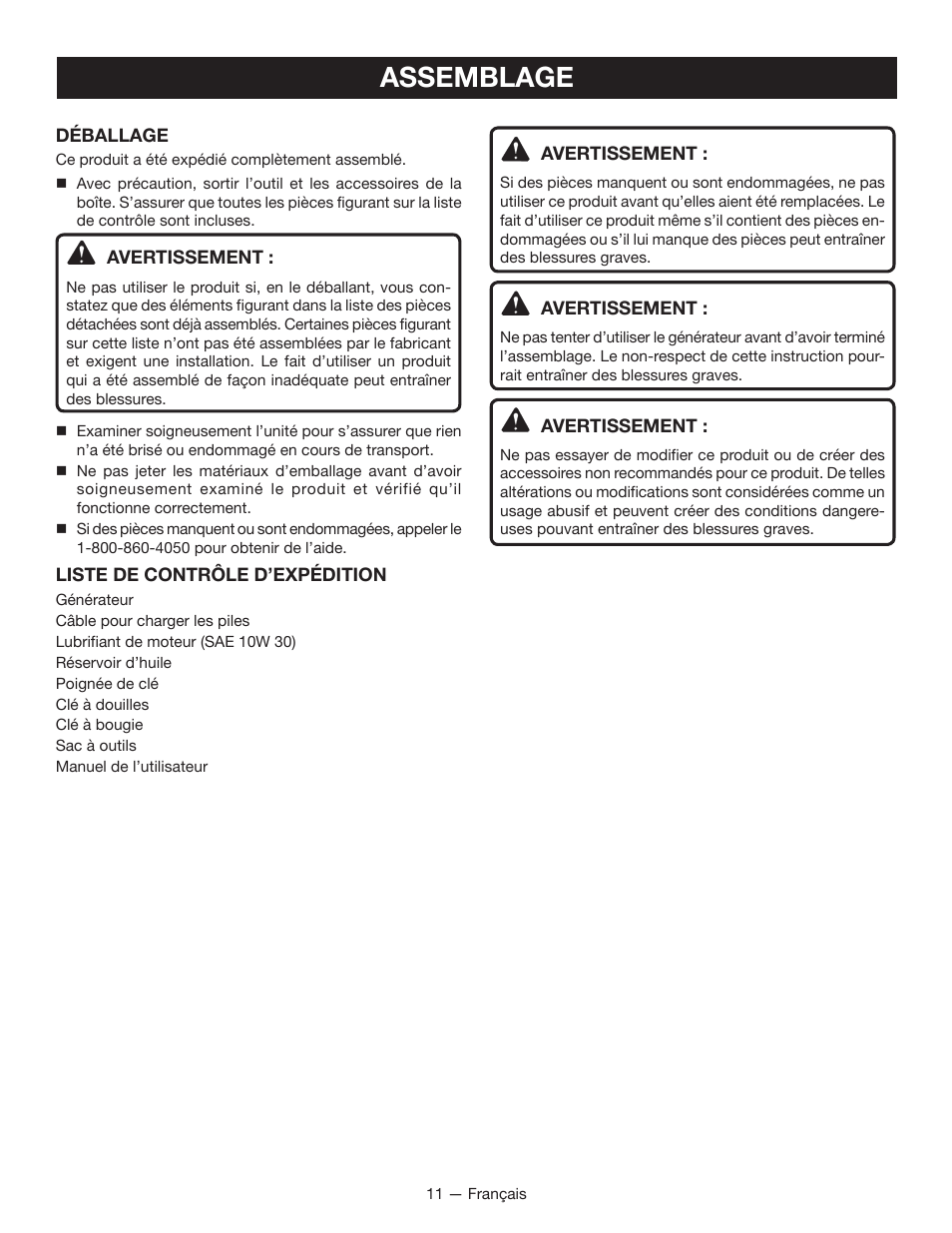 Assemblage | Ryobi RYI2000T User Manual | Page 34 / 64