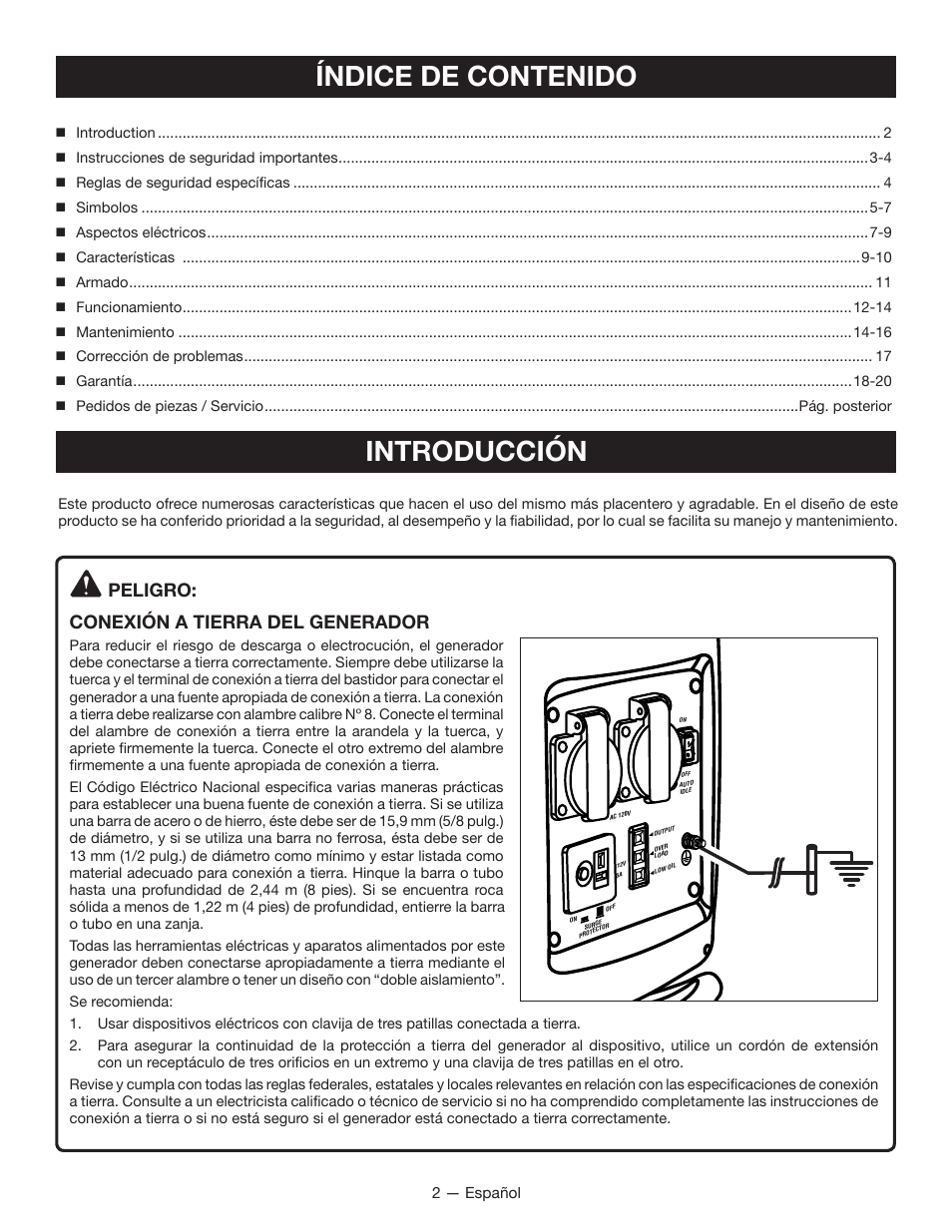 Ryobi RYI2000T User Manual | Page 44 / 64