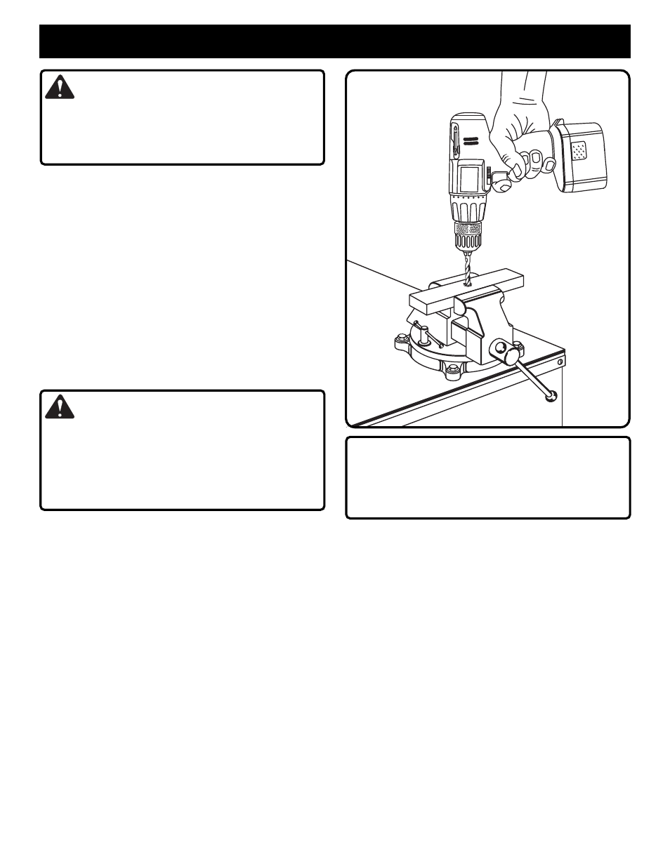 Operation, Warning | Ryobi HP1441M User Manual | Page 11 / 14