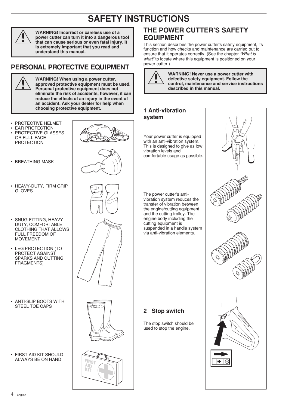 Safety instructions | Ryobi Drill Press User Manual | Page 4 / 25