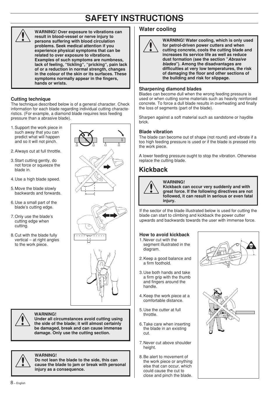 Safety instructions | Ryobi Drill Press User Manual | Page 8 / 25