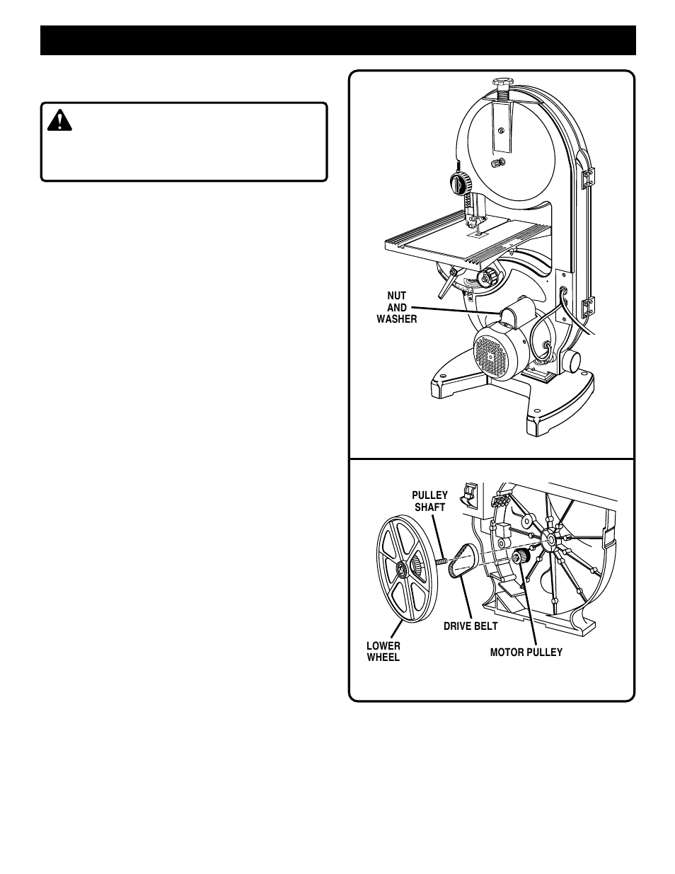 Maintenance, Warning | Ryobi BS901 User Manual | Page 19 / 22