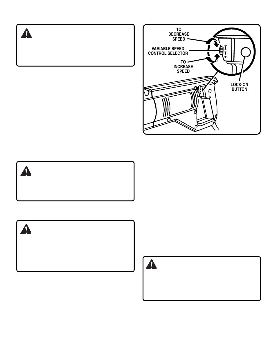 Operation, Warning | Ryobi RJ150V User Manual | Page 6 / 12