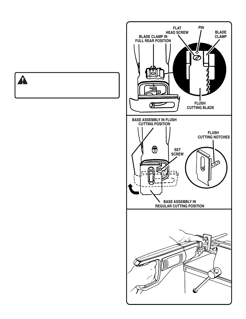 Operation, Warning | Ryobi RJ150V User Manual | Page 8 / 12