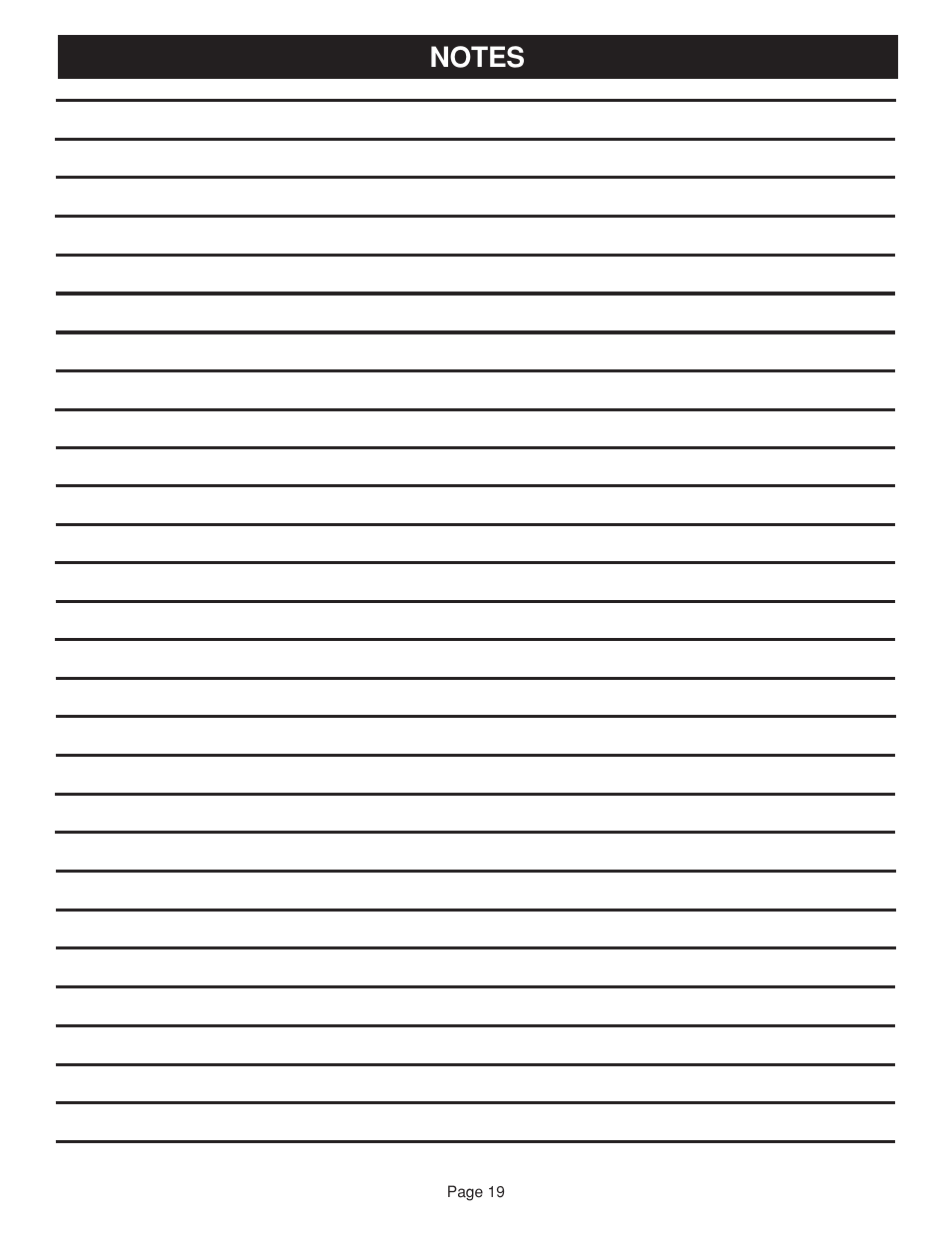 Ryobi RY6201 User Manual | Page 19 / 20