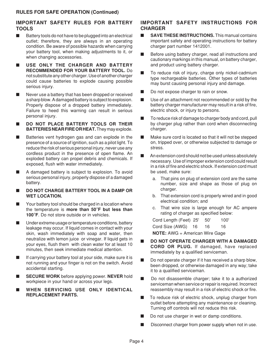 Ryobi RY6201 User Manual | Page 4 / 20