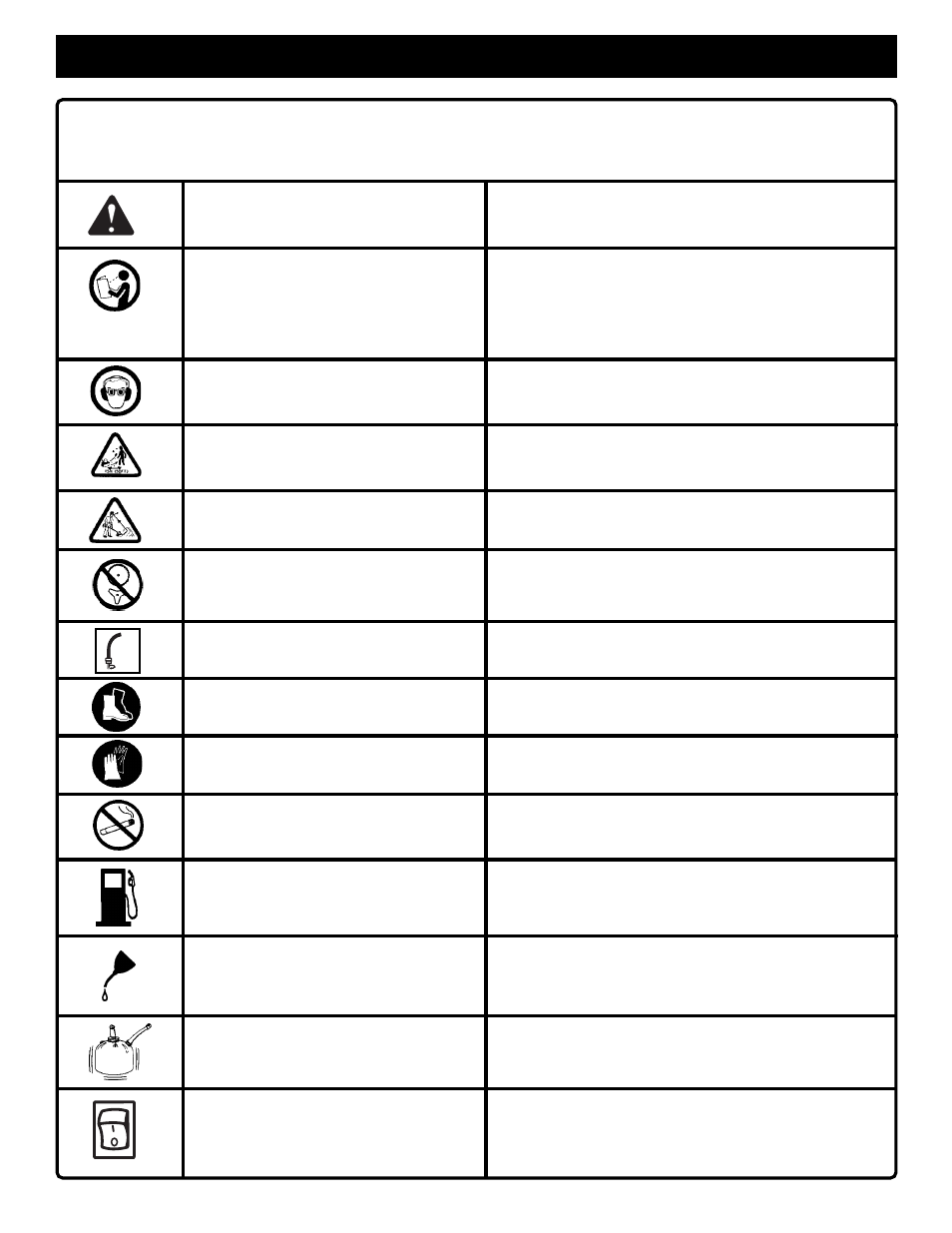 Symbols | Ryobi PLT3043S User Manual | Page 4 / 20