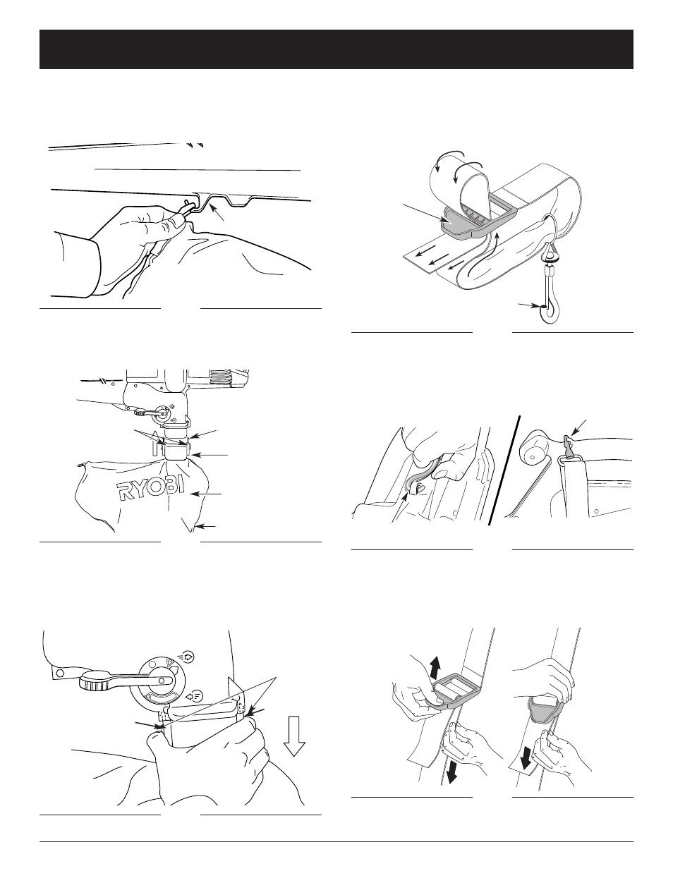Instructions de montage | Ryobi RESV1300 User Manual | Page 26 / 56