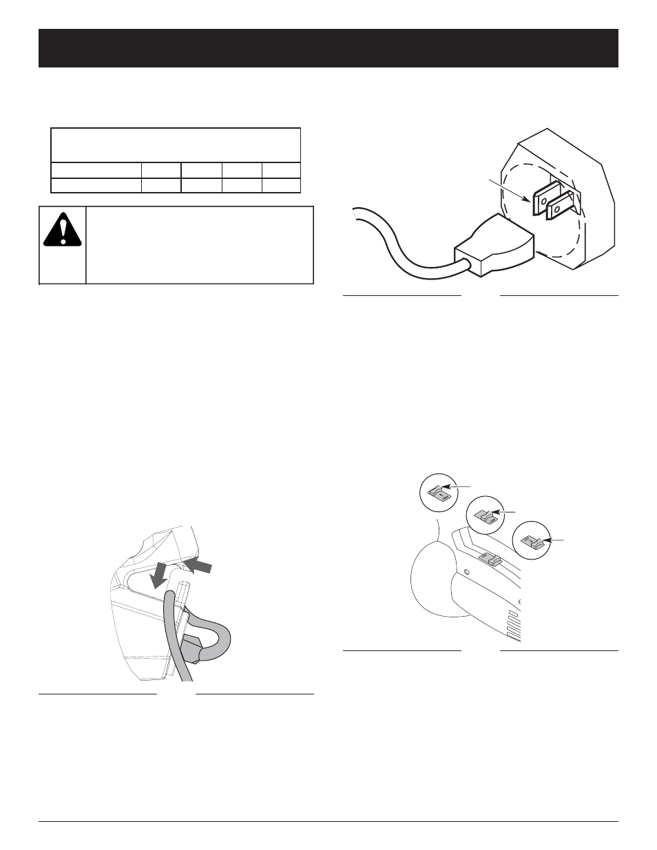 Advertencia, Instrucciones de operacion | Ryobi RESV1300 User Manual | Page 46 / 56