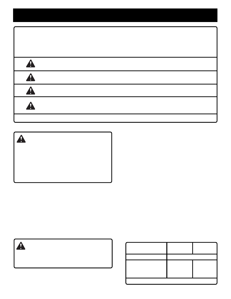 Rules for safe operation, Warning | Ryobi 1400677 User Manual | Page 2 / 6