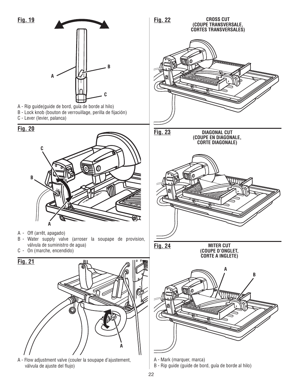 Ryobi WS730 User Manual | Page 52 / 56