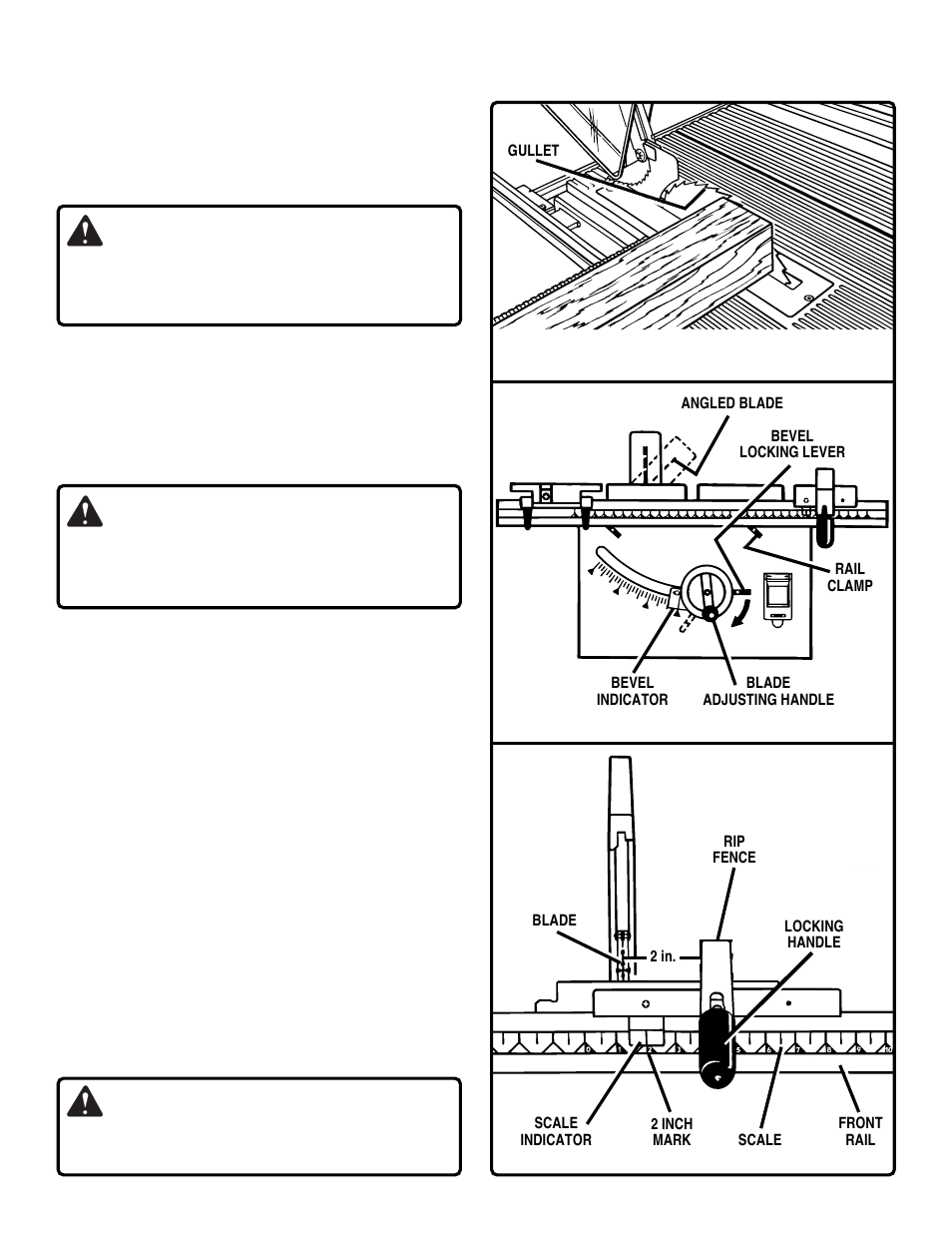 Operation, Warning | Ryobi BT3000 User Manual | Page 22 / 48