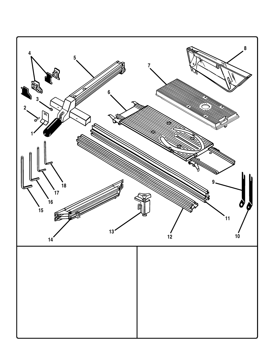 Unpacking and checking contents | Ryobi BT3000 User Manual | Page 9 / 48