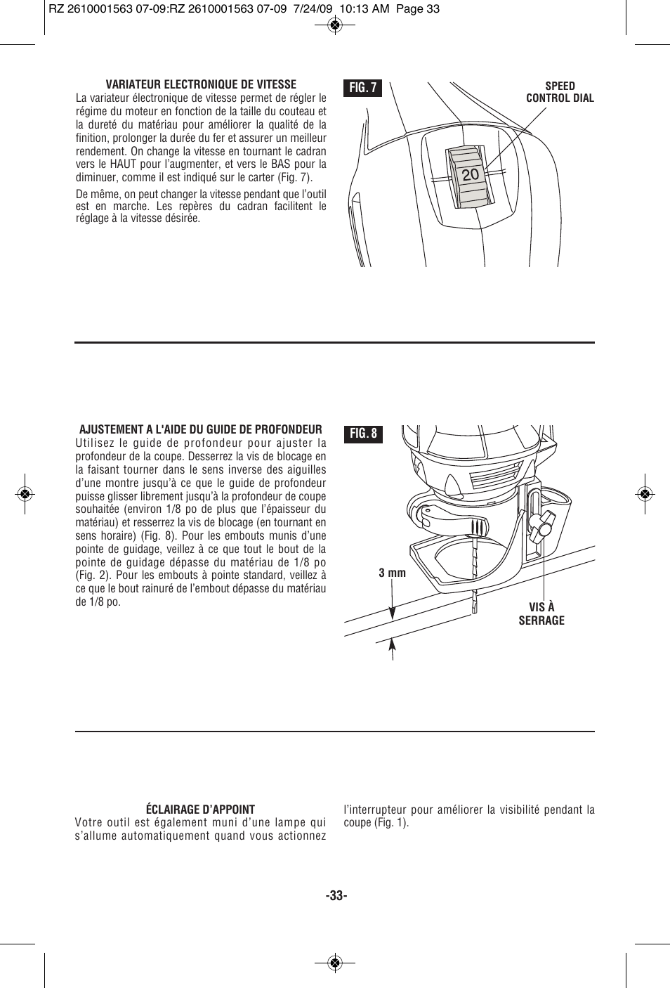 RotoZip ROTO ZIP RZ2000 User Manual | Page 33 / 68