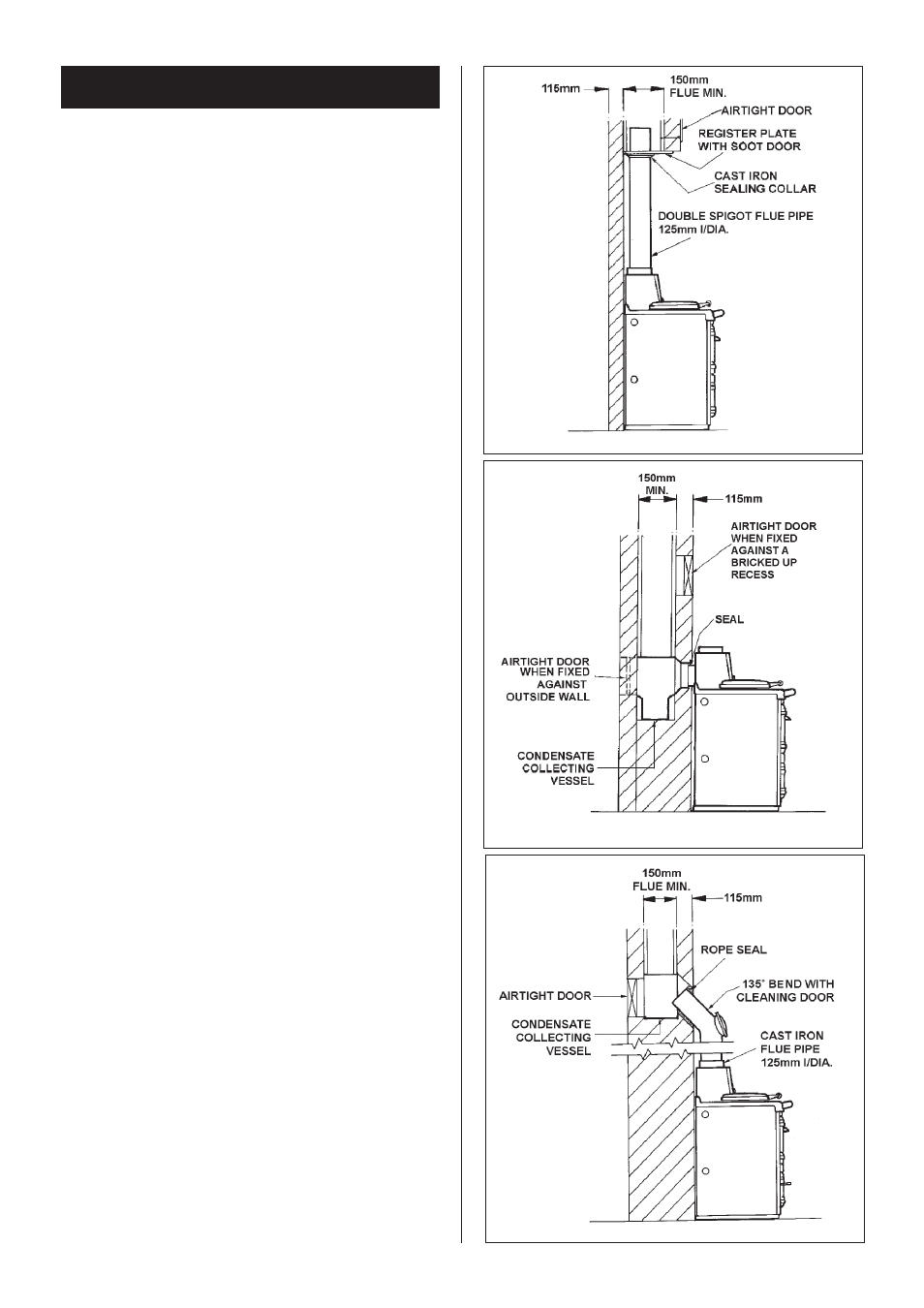 The chimney | Rayburn Cookmaster Plus 212SFW User Manual | Page 4 / 8