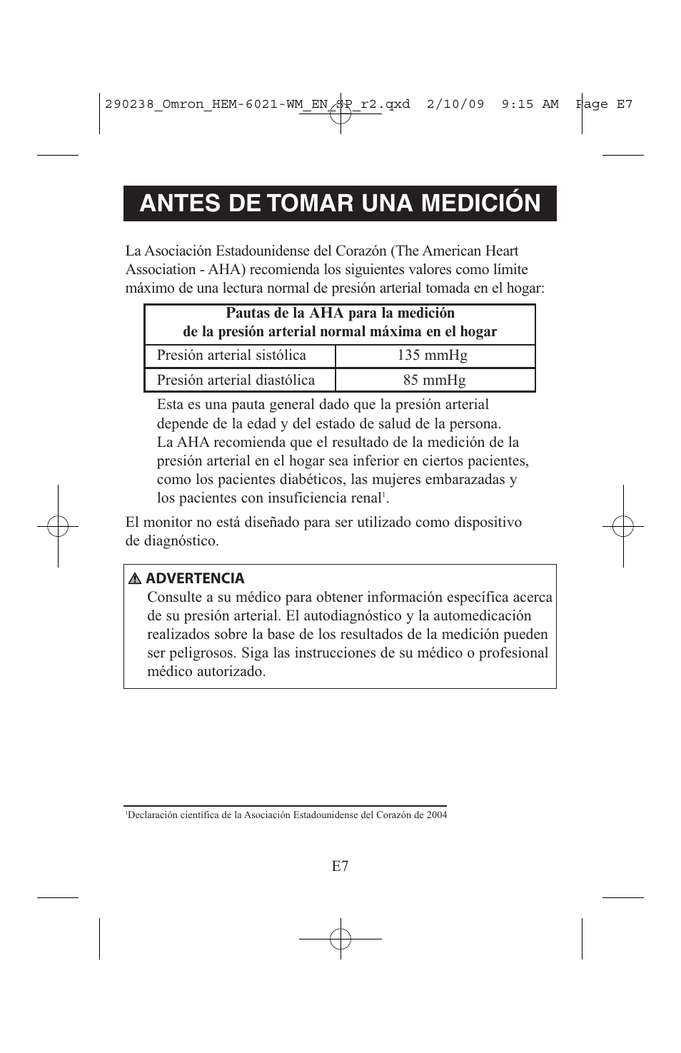 Antes de tomar una medición | ReliOn 6021REL User Manual | Page 29 / 44