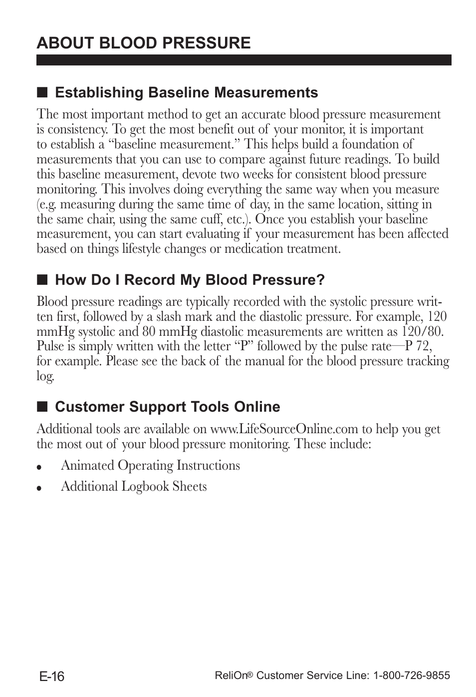 About blood pressure | ReliOn UA-787REL User Manual | Page 22 / 64