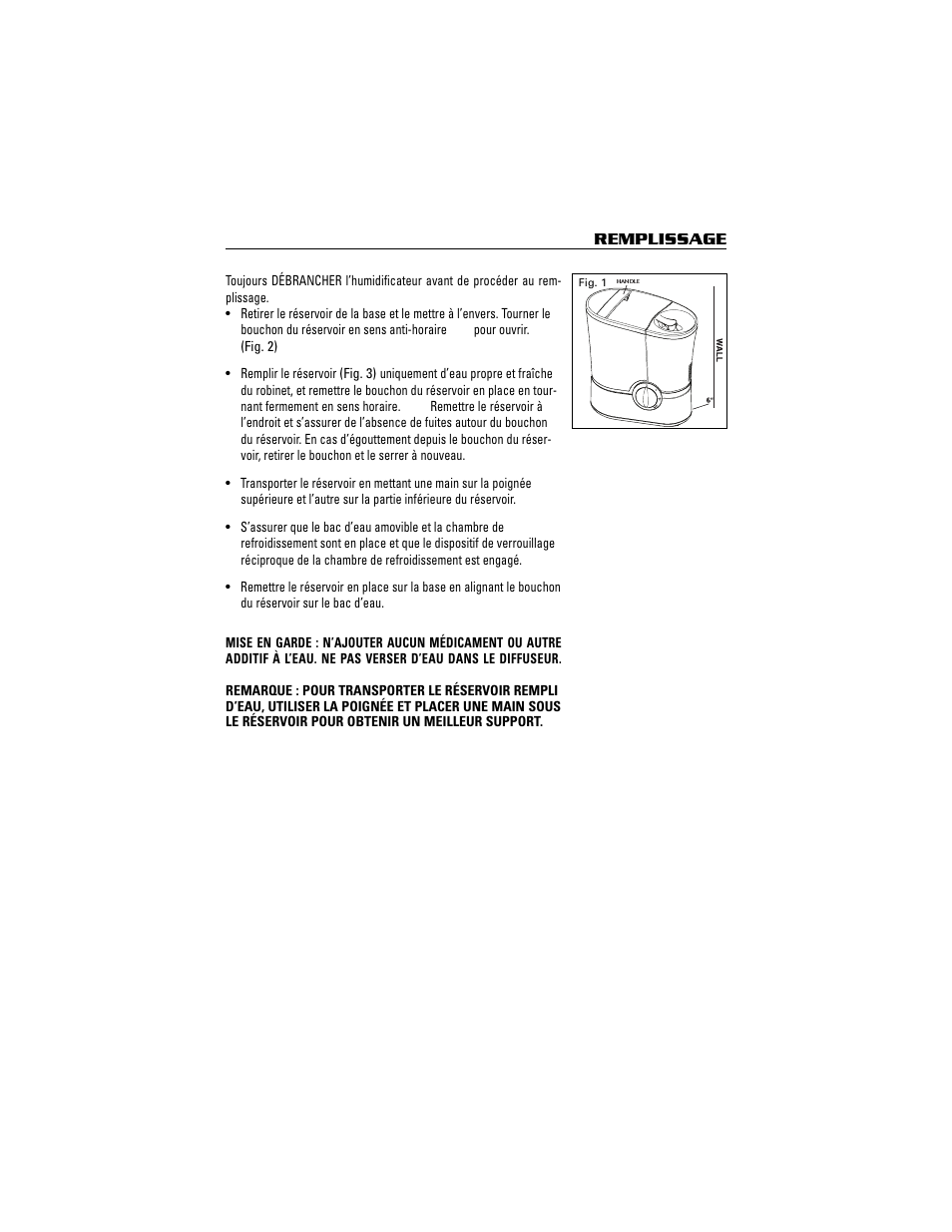 Remplissage | ReliOn RWM-975N User Manual | Page 14 / 30