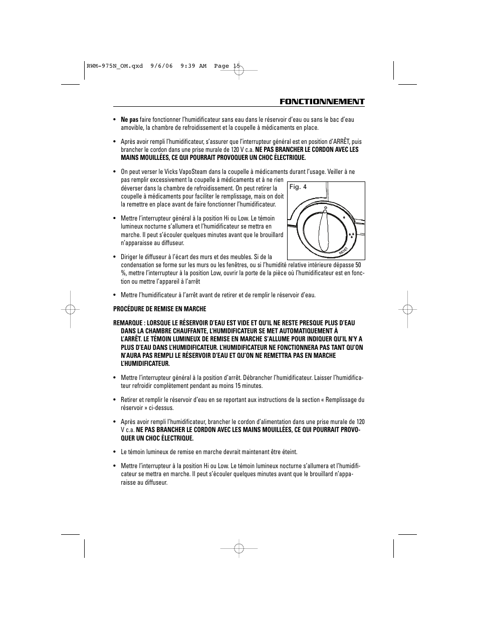 ReliOn RWM-975N User Manual | Page 15 / 30