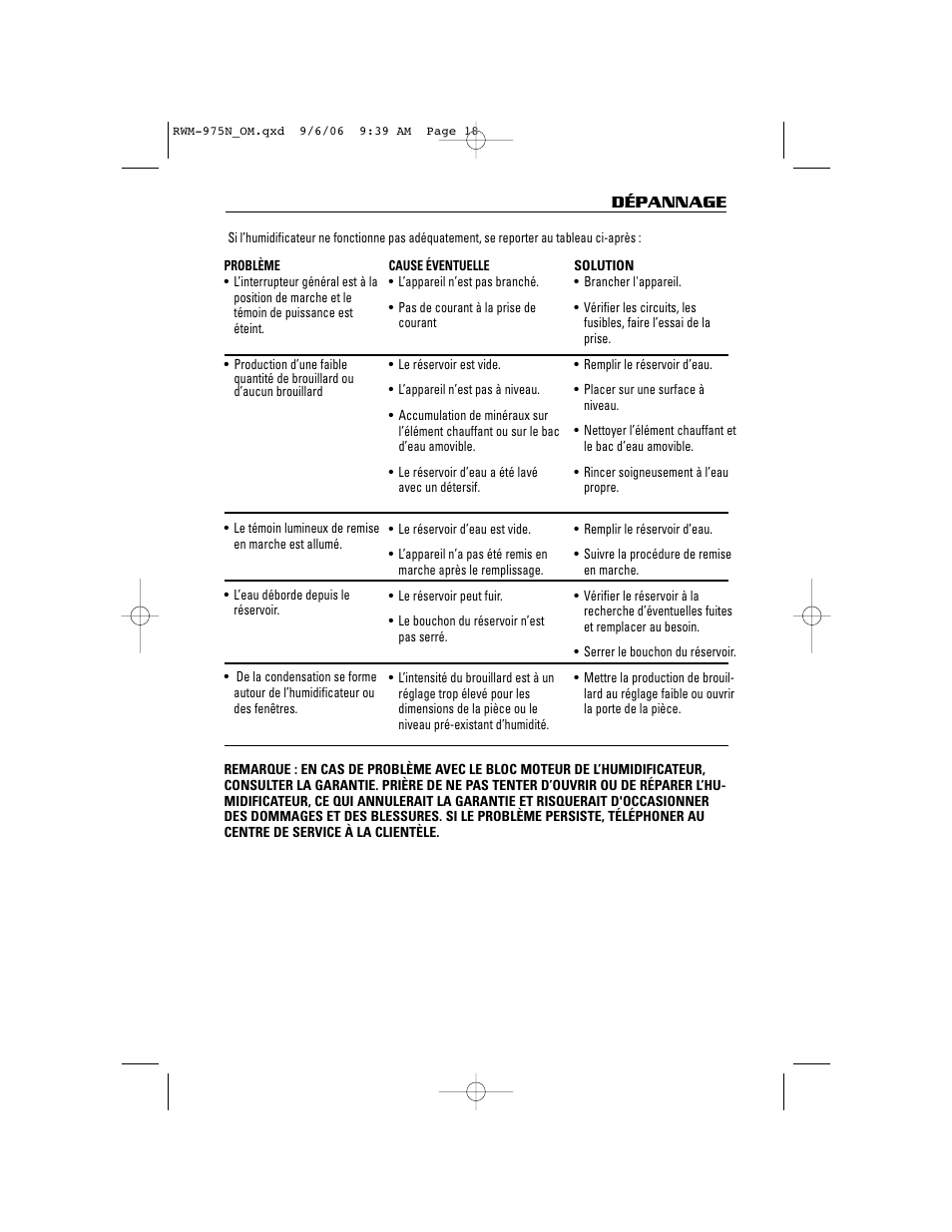 ReliOn RWM-975N User Manual | Page 18 / 30