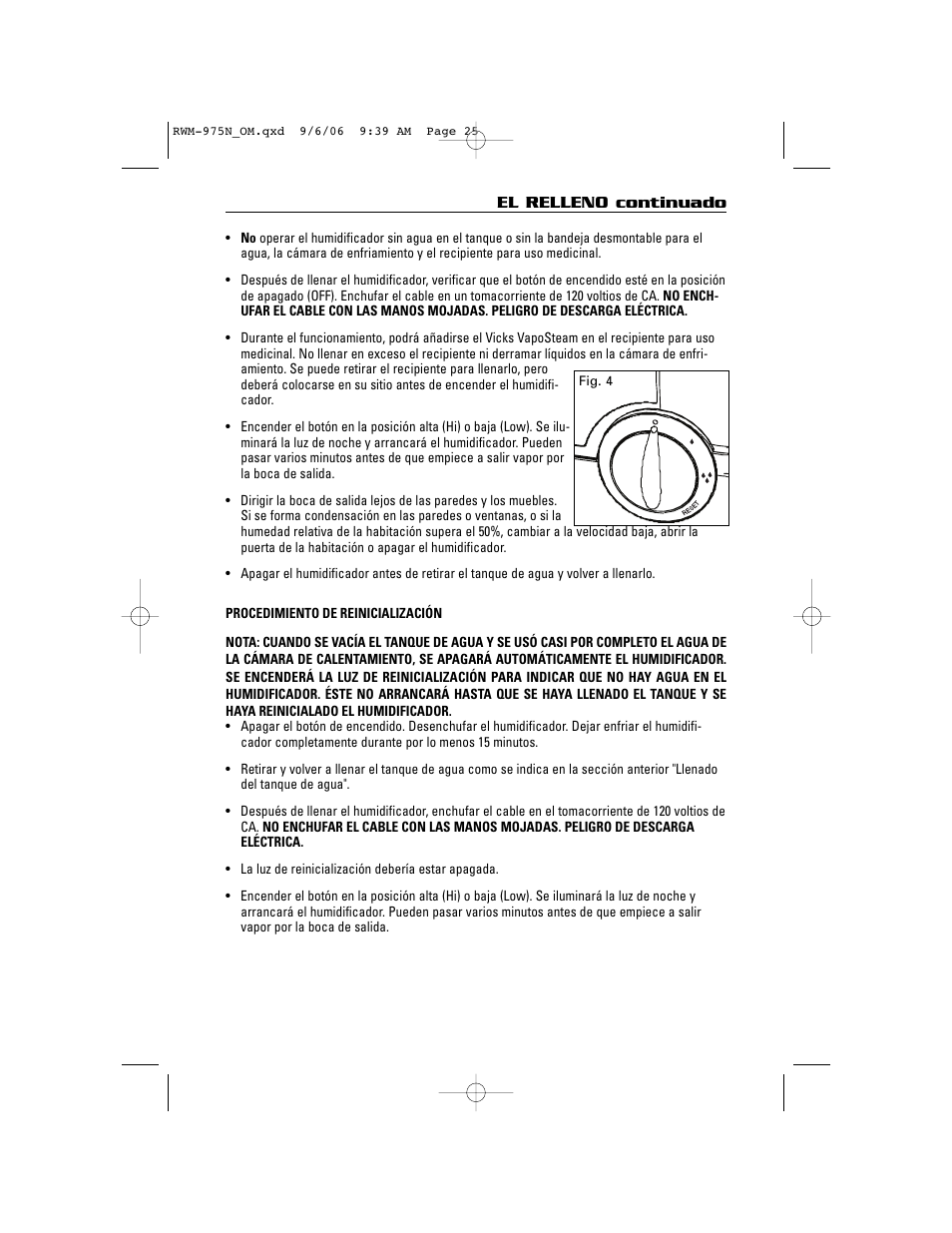 ReliOn RWM-975N User Manual | Page 25 / 30