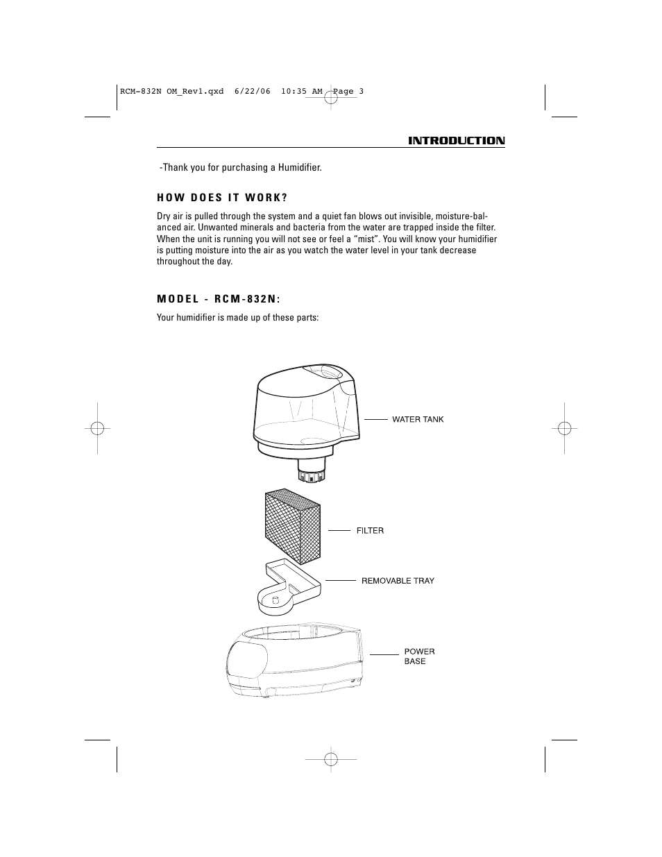 ReliOn RCM-832N User Manual | Page 3 / 10