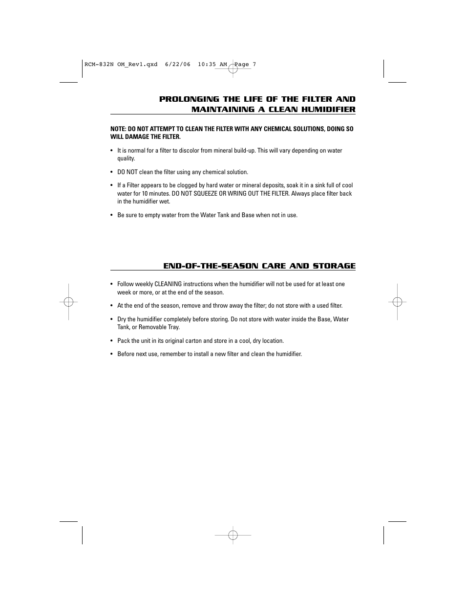 ReliOn RCM-832N User Manual | Page 7 / 10