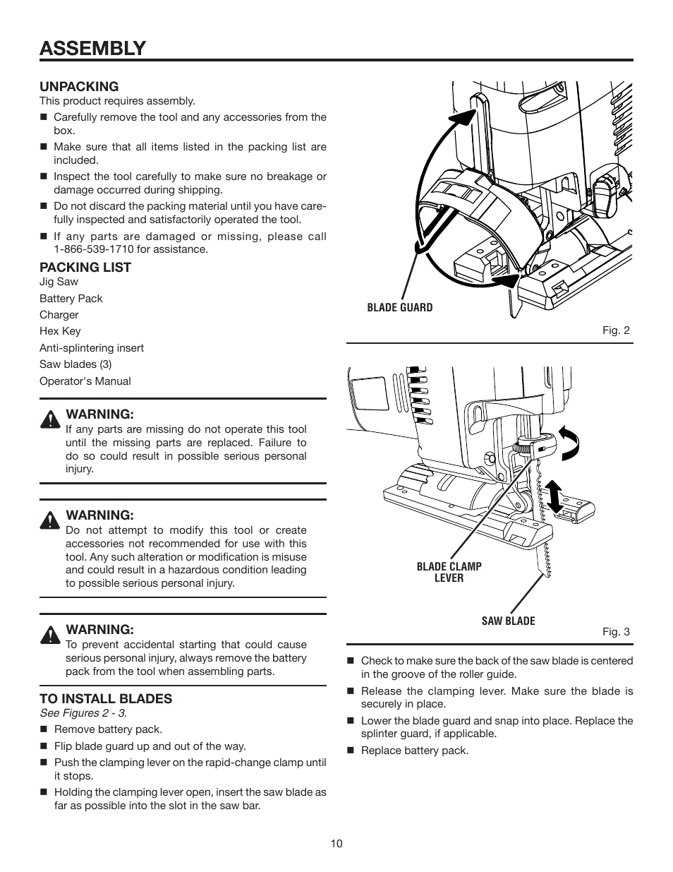 Assembly | RIDGID R843 User Manual | Page 10 / 20