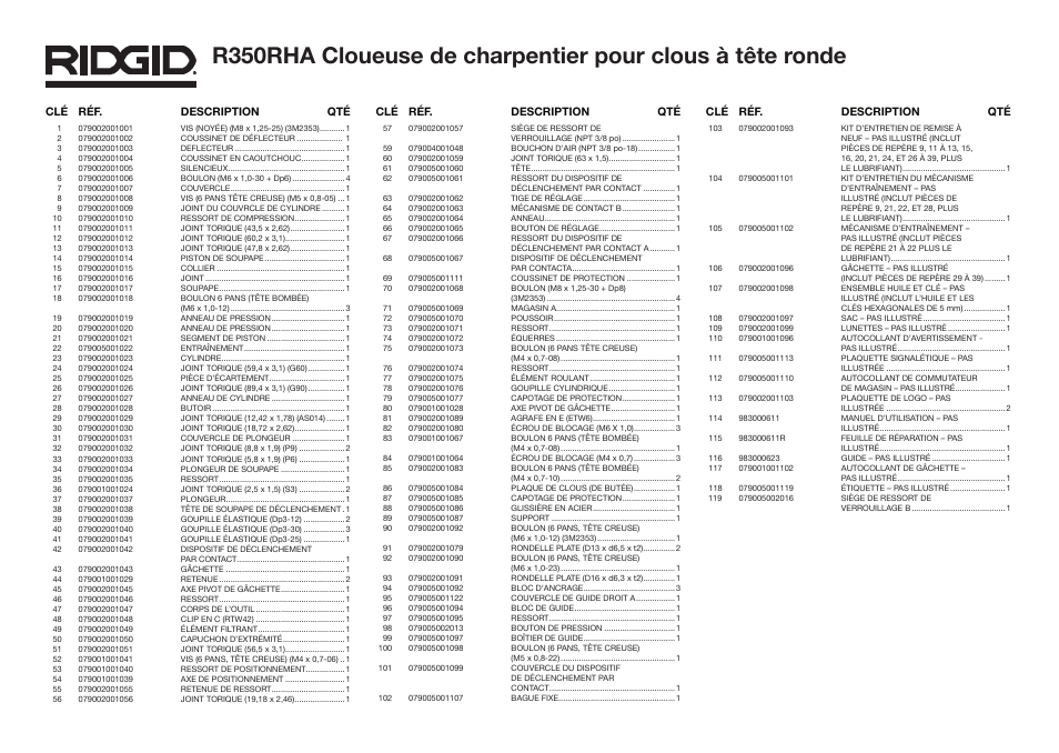 RIDGID R350RHA User Manual | Page 4 / 5