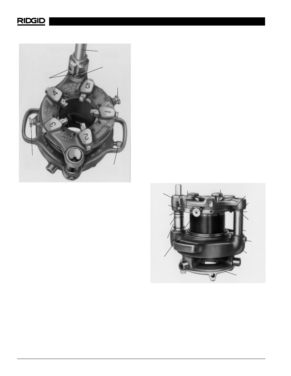 Réglage du filetage, Remplacement des filières | RIDGID 700 User Manual | Page 24 / 43