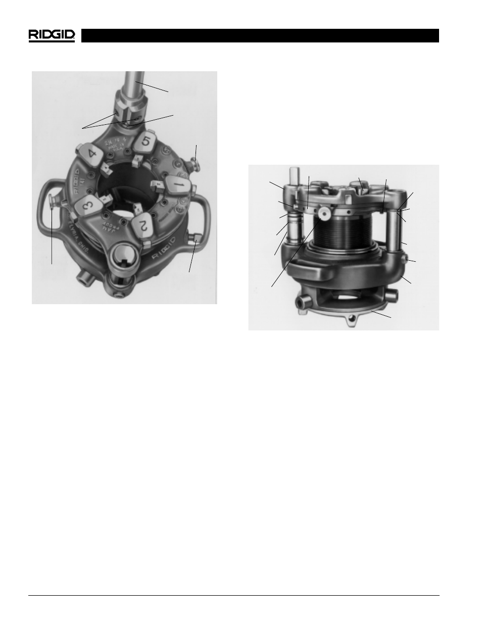 Procedimiento para regular el tamaño de la rosca, Recambio del juego de terrajas | RIDGID 700 User Manual | Page 38 / 43