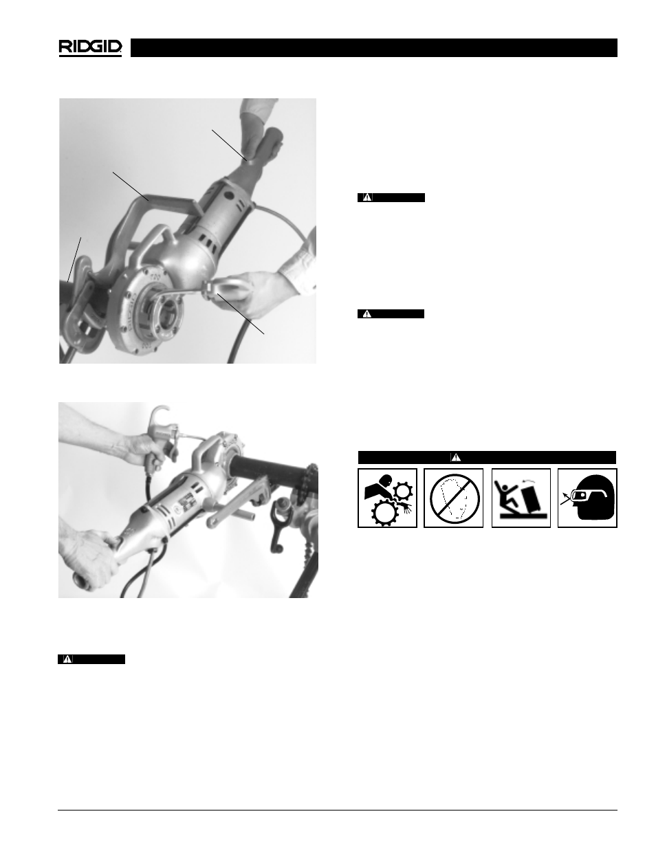 RIDGID 700 User Manual | Page 9 / 43