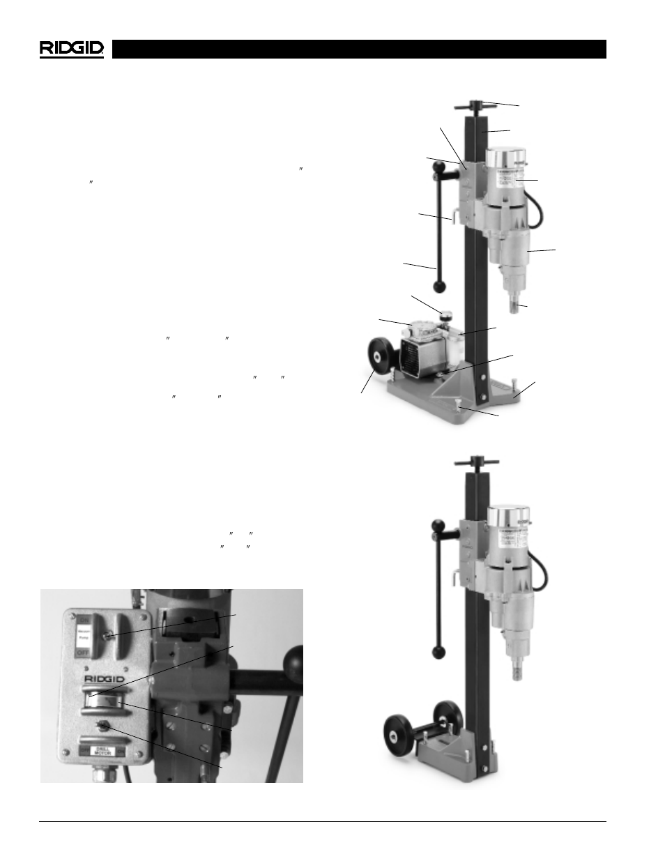 Description, specifications and standard equipment, Description, Specifications | RIDGID RB-214 User Manual | Page 6 / 15