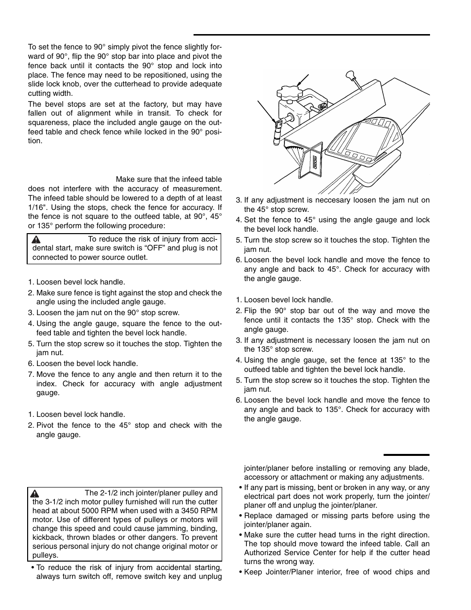 Alignments (continued) | RIDGID JP0610 User Manual | Page 26 / 44