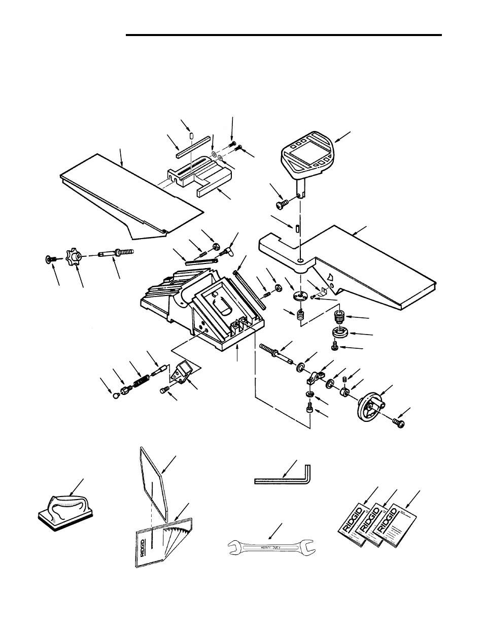 Repair parts | RIDGID JP0610 User Manual | Page 36 / 44