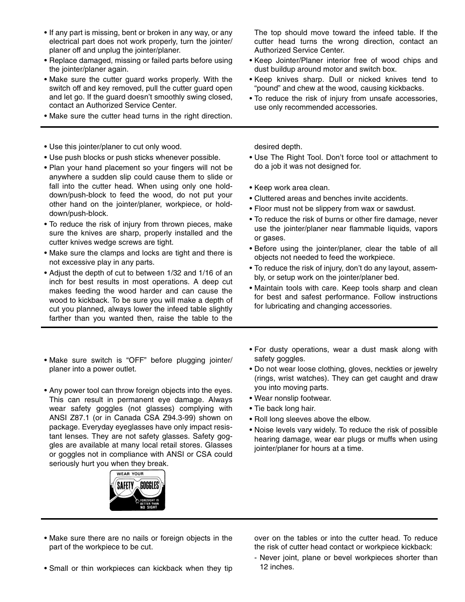 Inspect your workpiece | RIDGID JP0610 User Manual | Page 5 / 44