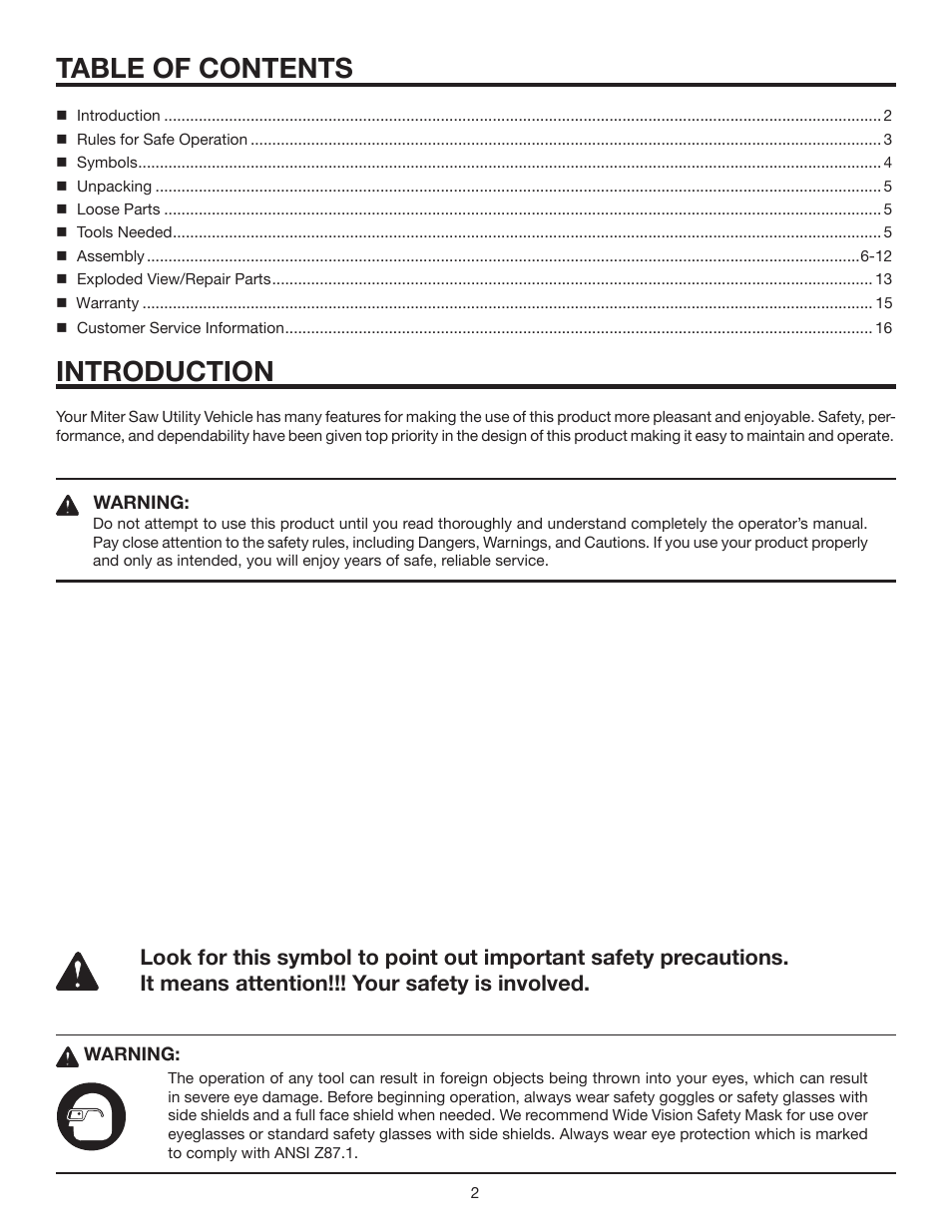 RIDGID AC99401 User Manual | Page 2 / 16