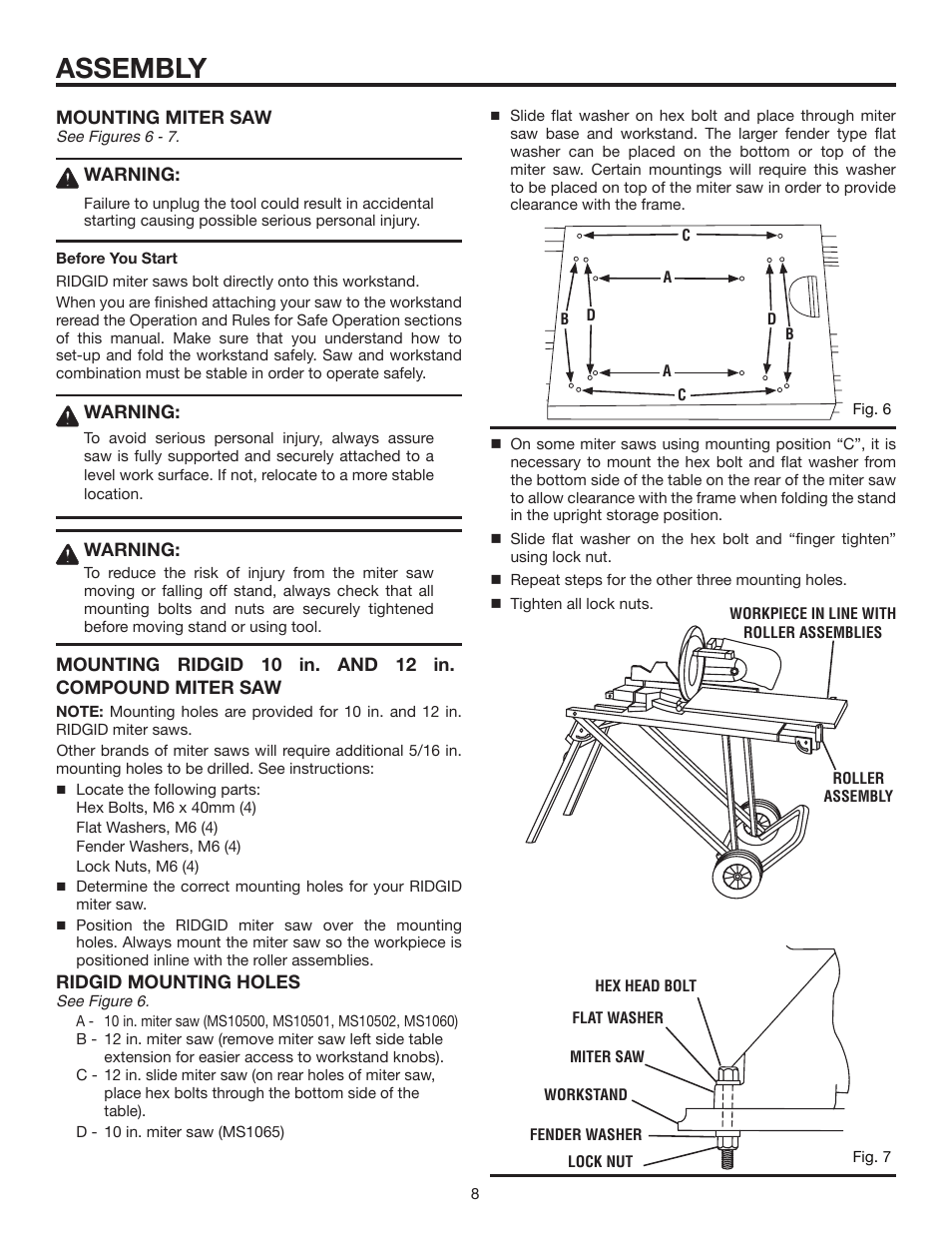 Assembly | RIDGID AC99401 User Manual | Page 8 / 16