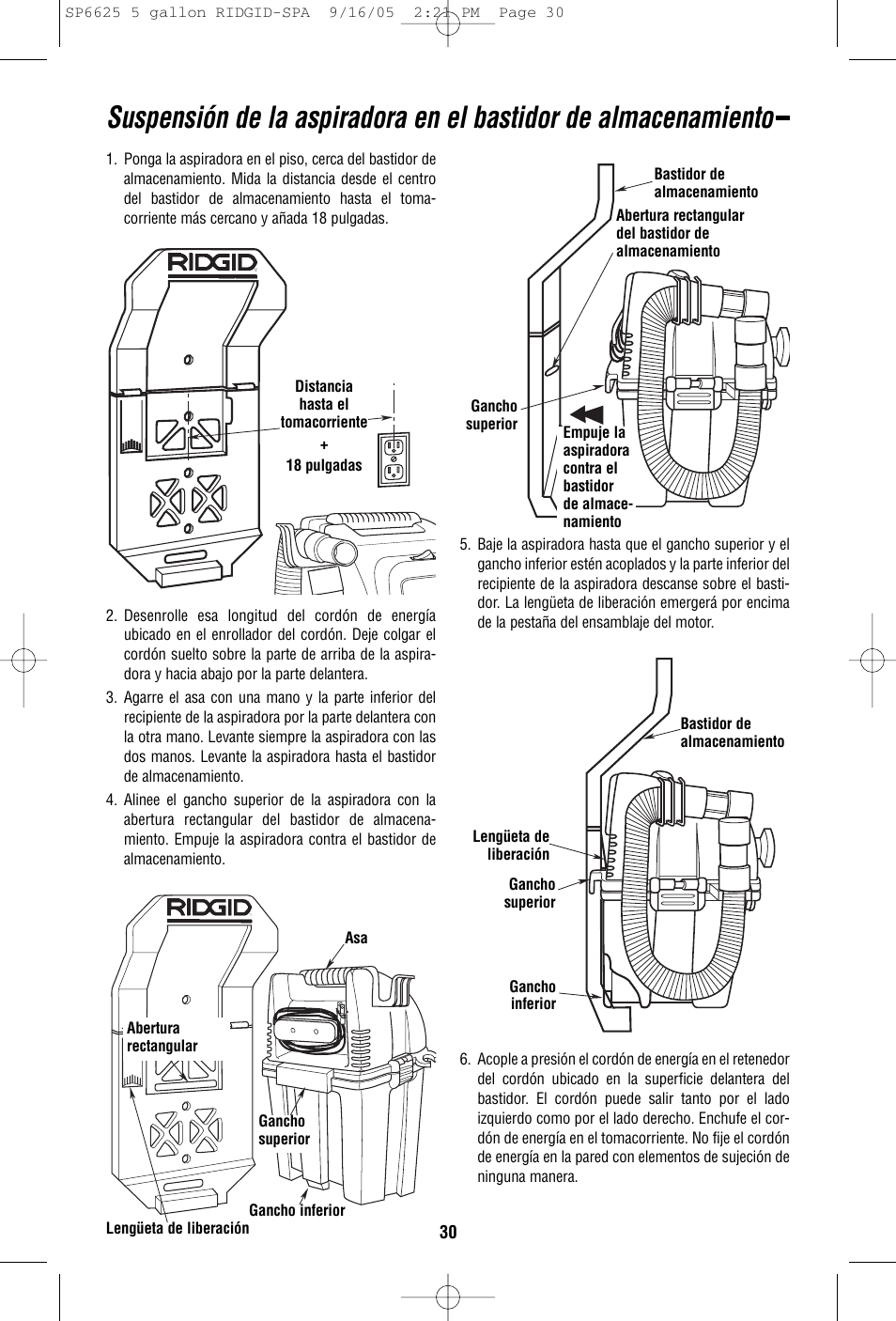 RIDGID WD55000 User Manual | Page 30 / 40