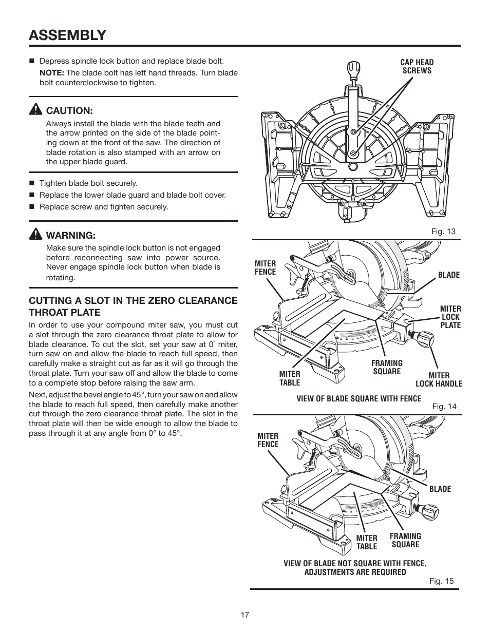 Assembly | RIDGID MS1065LZA User Manual | Page 17 / 32